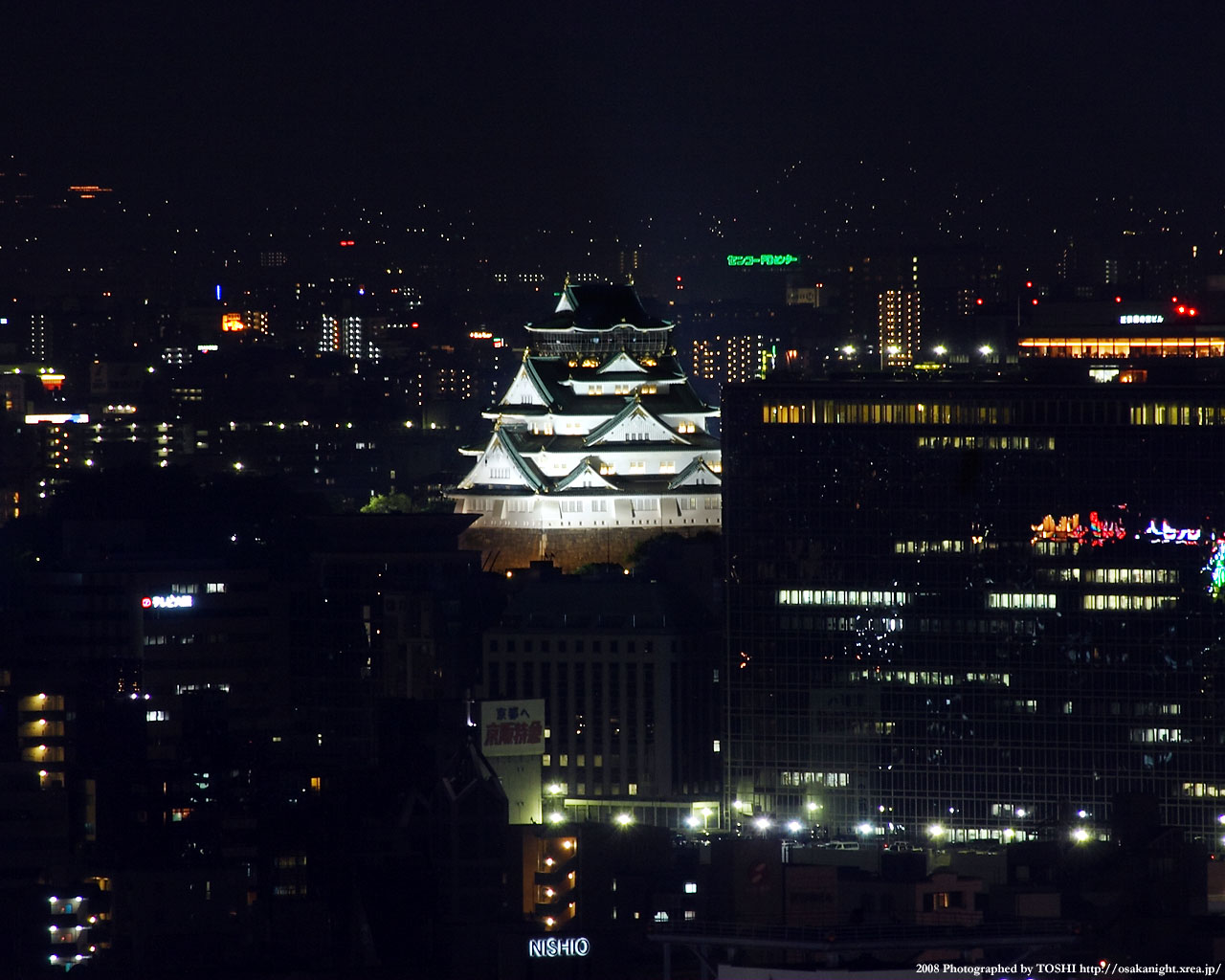 大阪城遠望