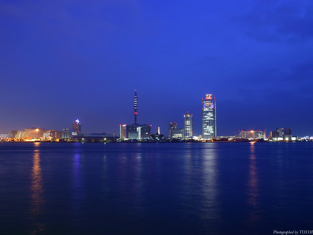 南港の夕景1