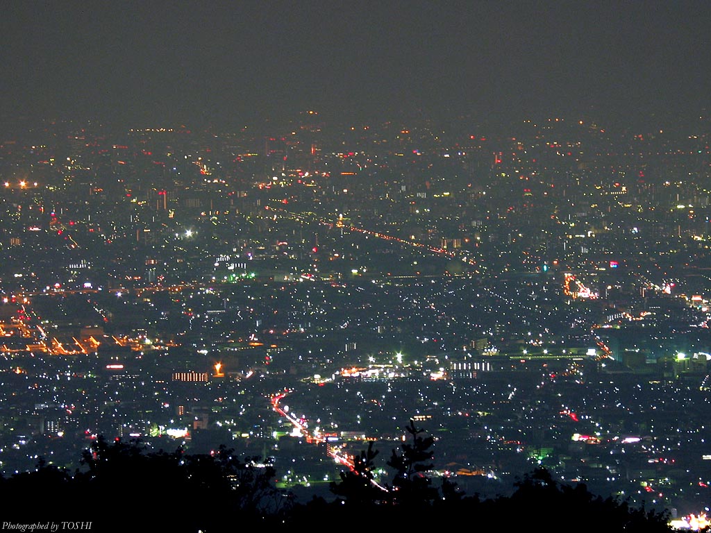 大阪方面の夜景3