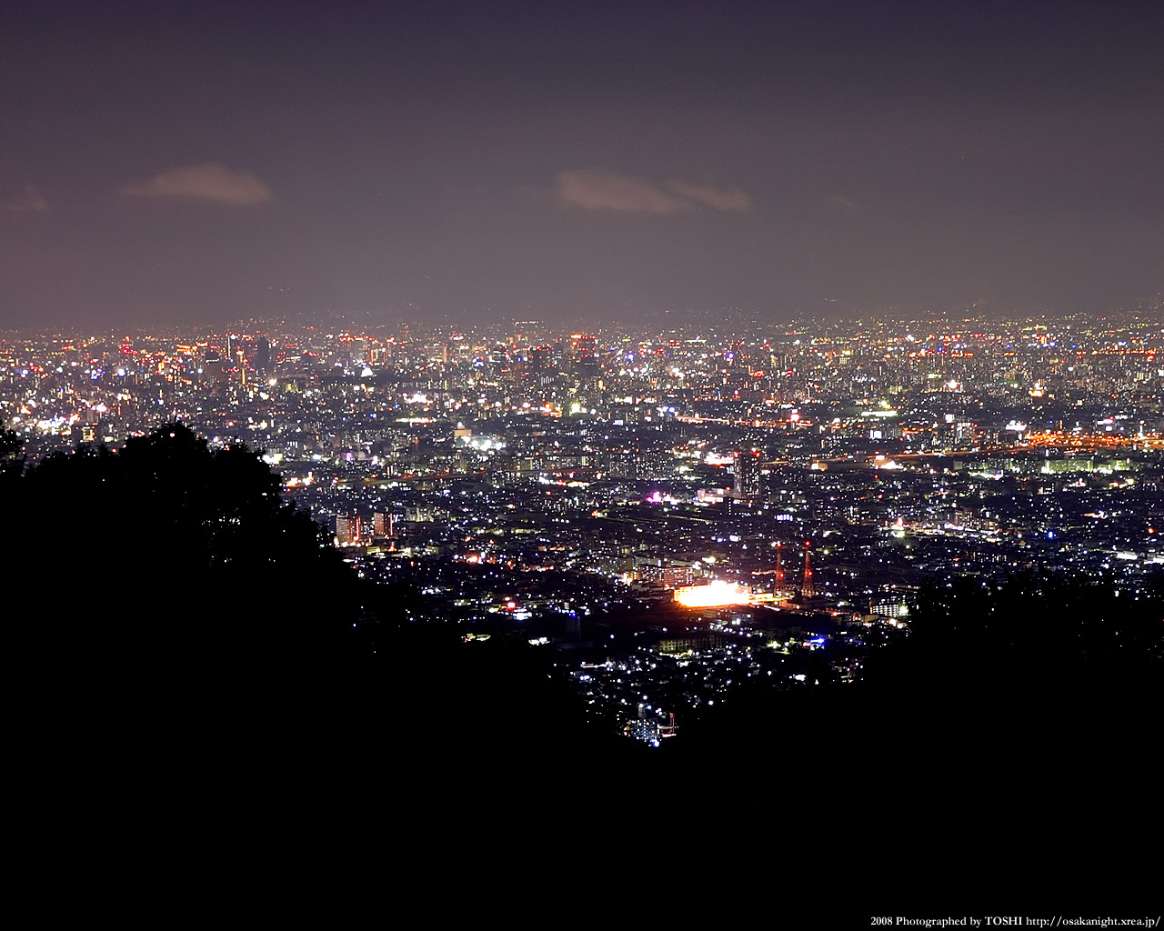 大阪方面の夜景4
