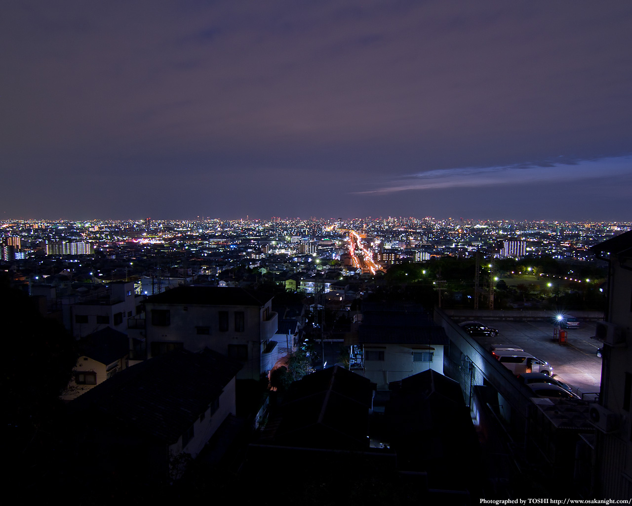 大阪市内方面の夜景1