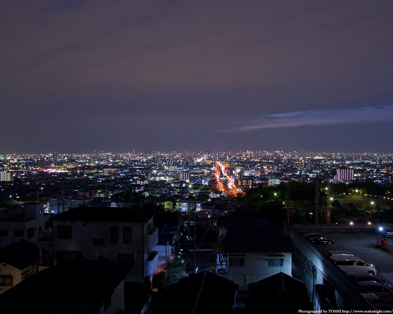 大阪市内方面の夜景2