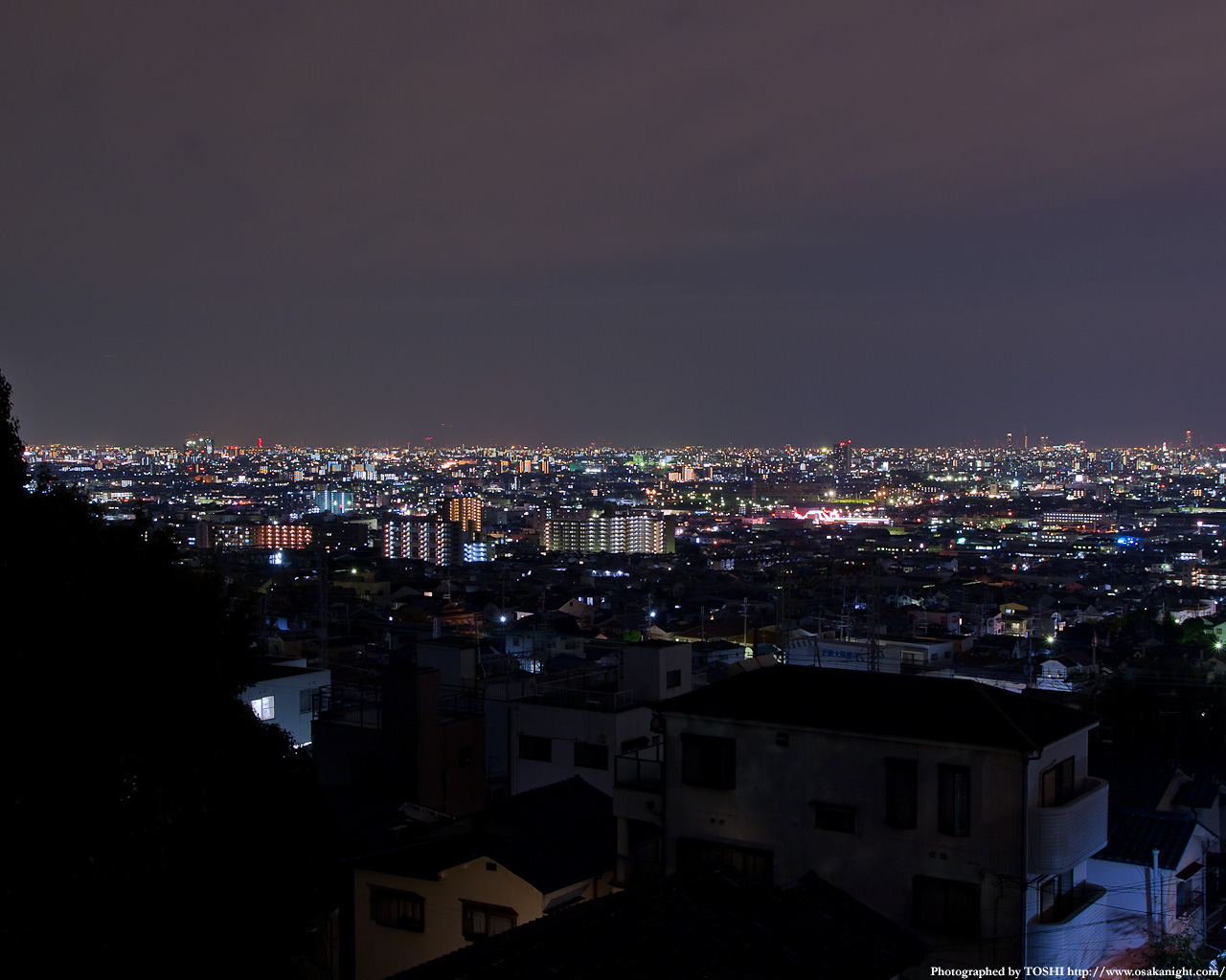 大阪市内方面の夜景5
