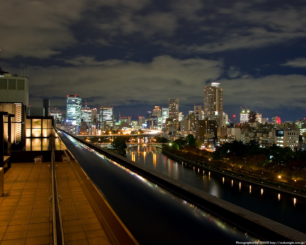 梅田〜中之島方面の夜景1