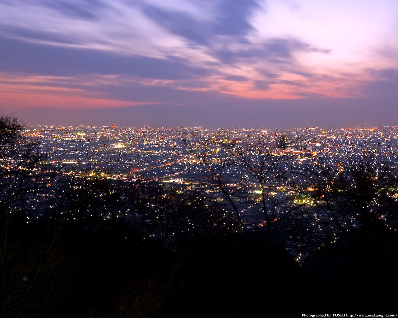 大阪方面夕景3