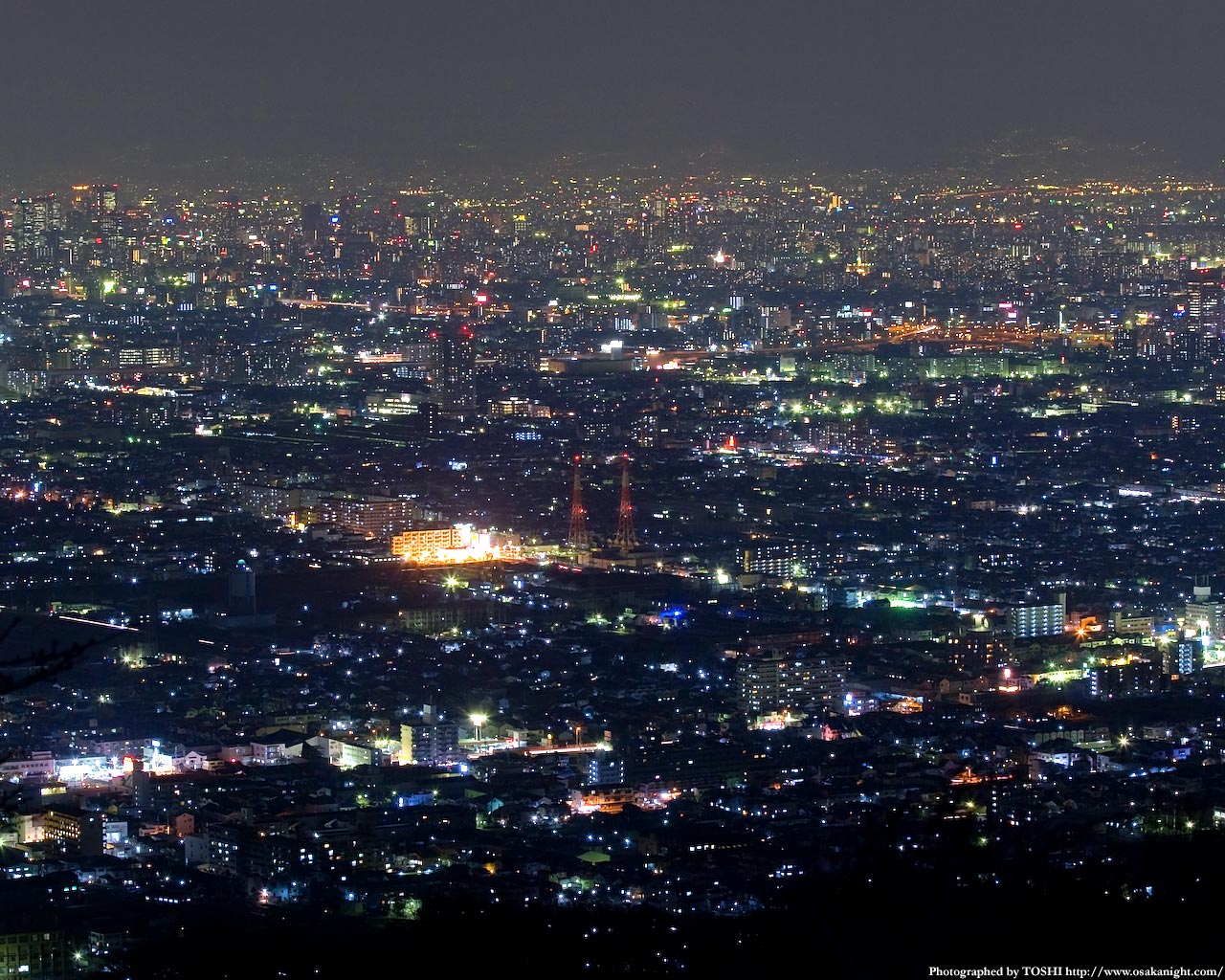 東大阪市周辺夜景