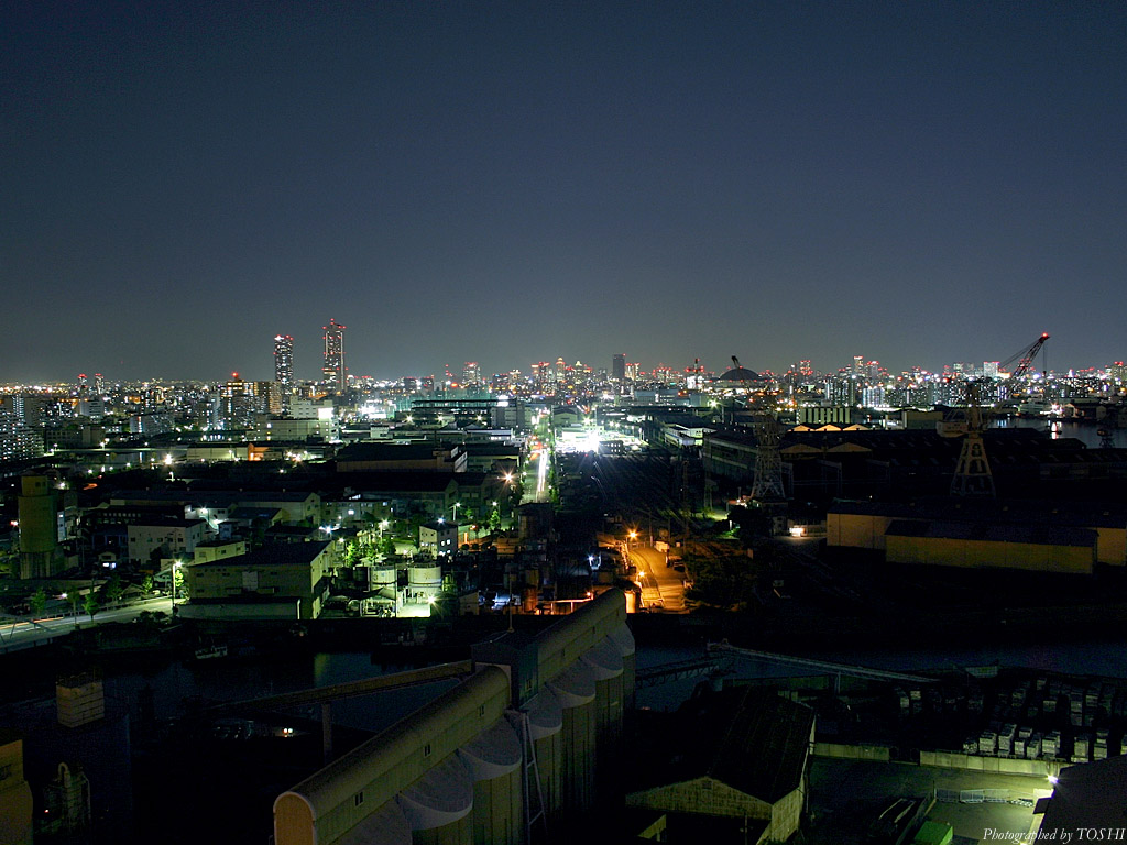 大阪都心方面の夜景1