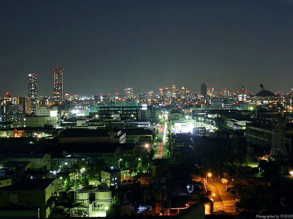 大阪都心方面の夜景2