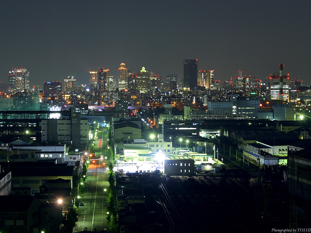 大阪都心方面の夜景3