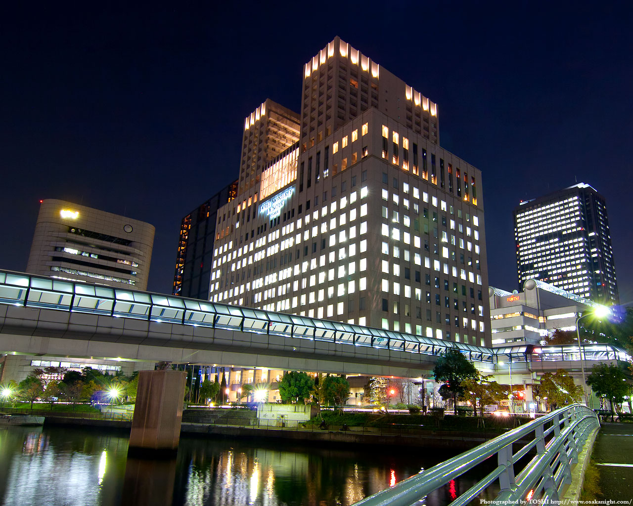 大阪城京橋プロムナードと大阪ビジネスパーク