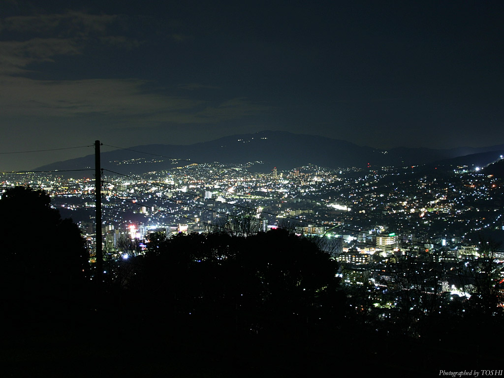 宝塚方面の夜景