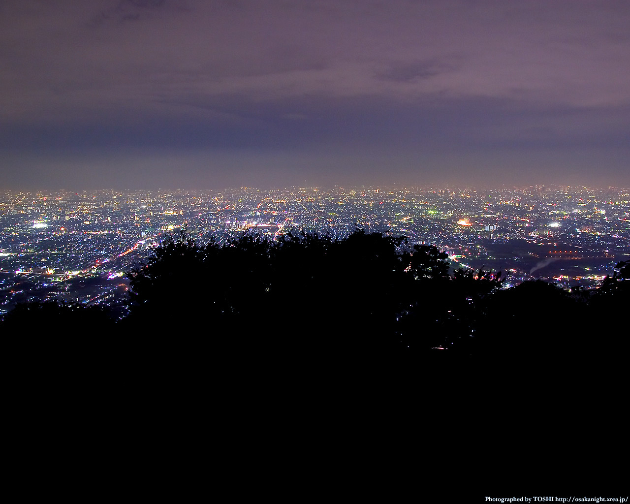 大阪方面の夜景1
